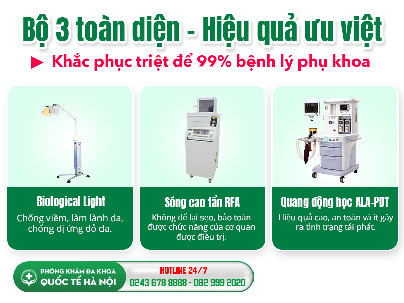 Bộ 3 Điều Trị Phụ Khoa