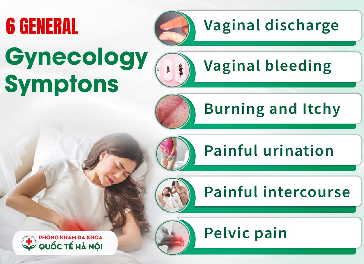 6 general gynecology symptons